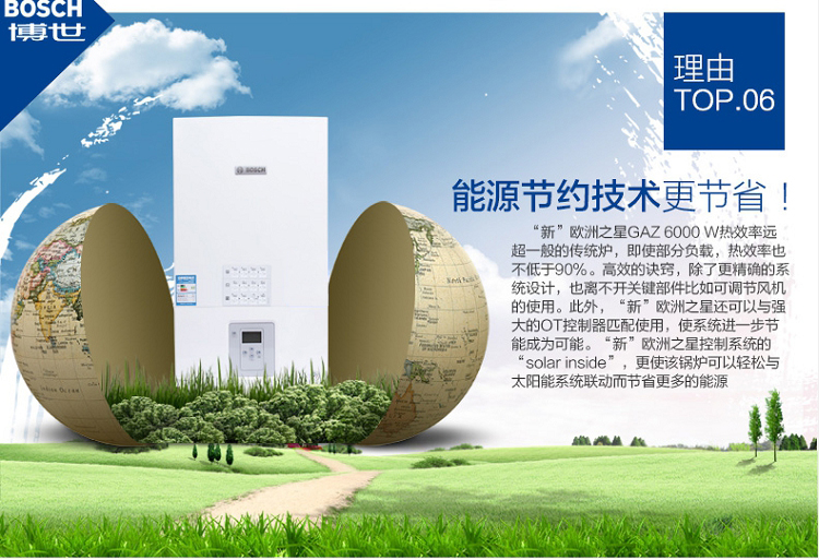 博世（BOSCH）原装进口新欧洲之星24kw采暖热水壁(图14)