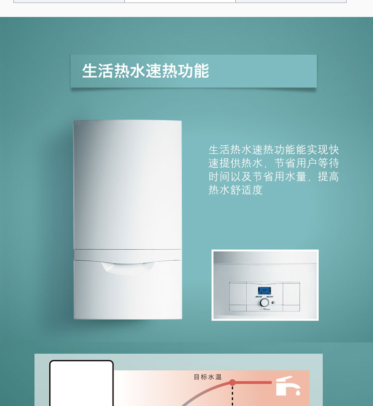 威能原装进口标准系列24kw采暖热水两用壁挂炉(图5)