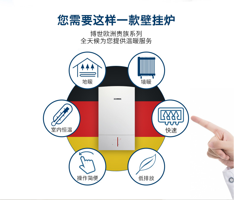 博世冷凝壁挂炉欧洲贵族30kw采暖热水两用(图5)