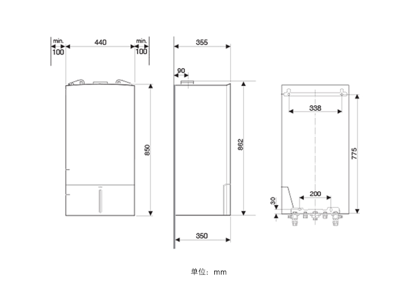博世冷凝壁挂炉欧洲贵族30kw采暖热水两用(图14)