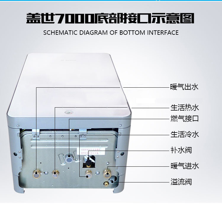 博世壁挂炉盖世7000 24kw采暖热水壁挂炉(图22)