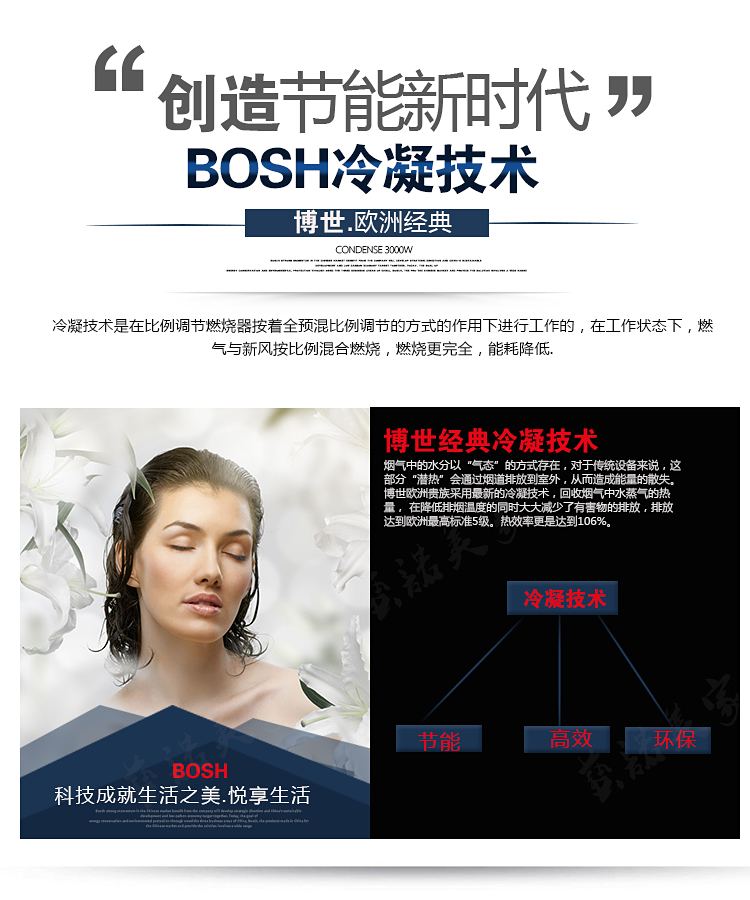 博世欧洲经典冷凝壁挂炉28kw两用(原装进口)(图11)