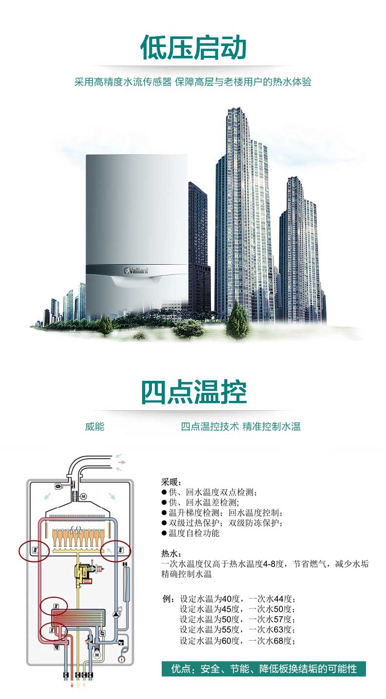 德国威能原装进口豪华28kw采暖热水壁挂炉(图6)