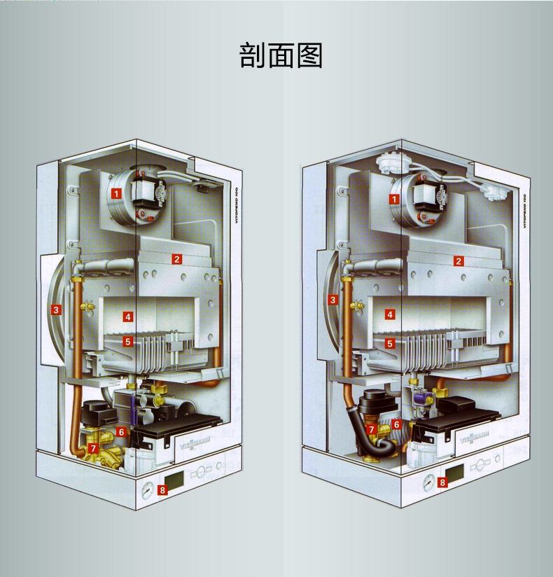 Vitopend 100-W (WH1D) 的安装和启动