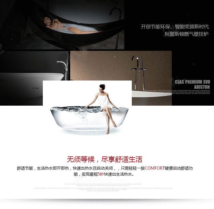 阿里斯顿原装进口(24KW)采暖热水两用冷凝壁挂炉(图11)