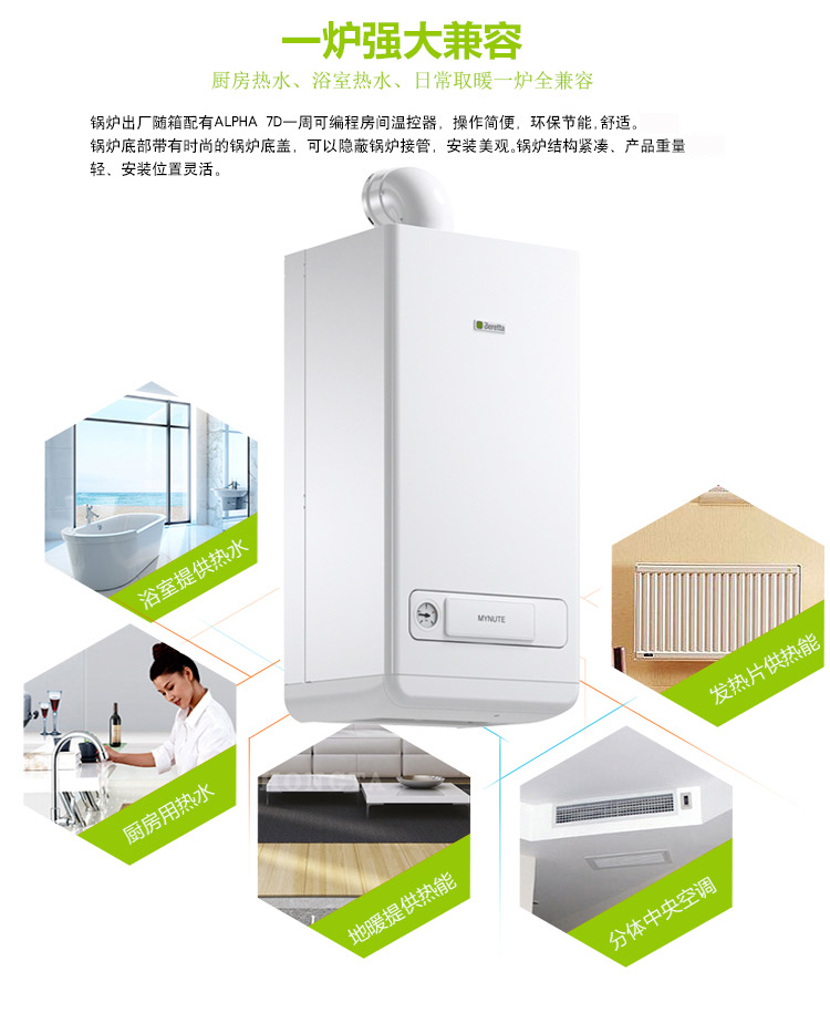 贝雷塔新诺曼进口Mynute N 24kw燃气壁挂炉(图10)